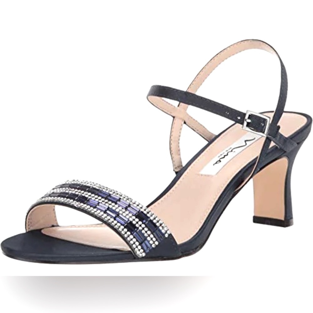 Nina Noga New York Rhinestone Heel Size 10